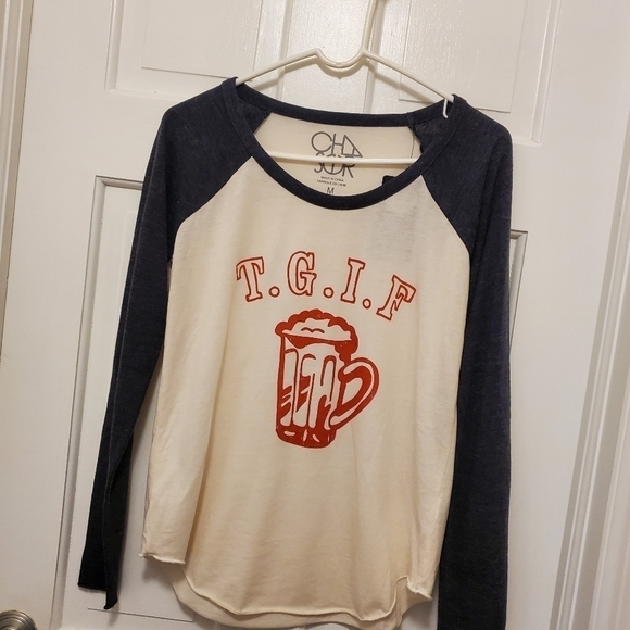 NWT Chaser Graphic Tee Size Medium T.G.I.F., fun, casual - Picture 5 of 7